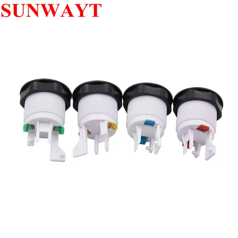 Arcade Game machine A4 Push Button Switch 28mm P4 Arcade Push Button Durable Multicade MAME HAPP Style button with microswitch