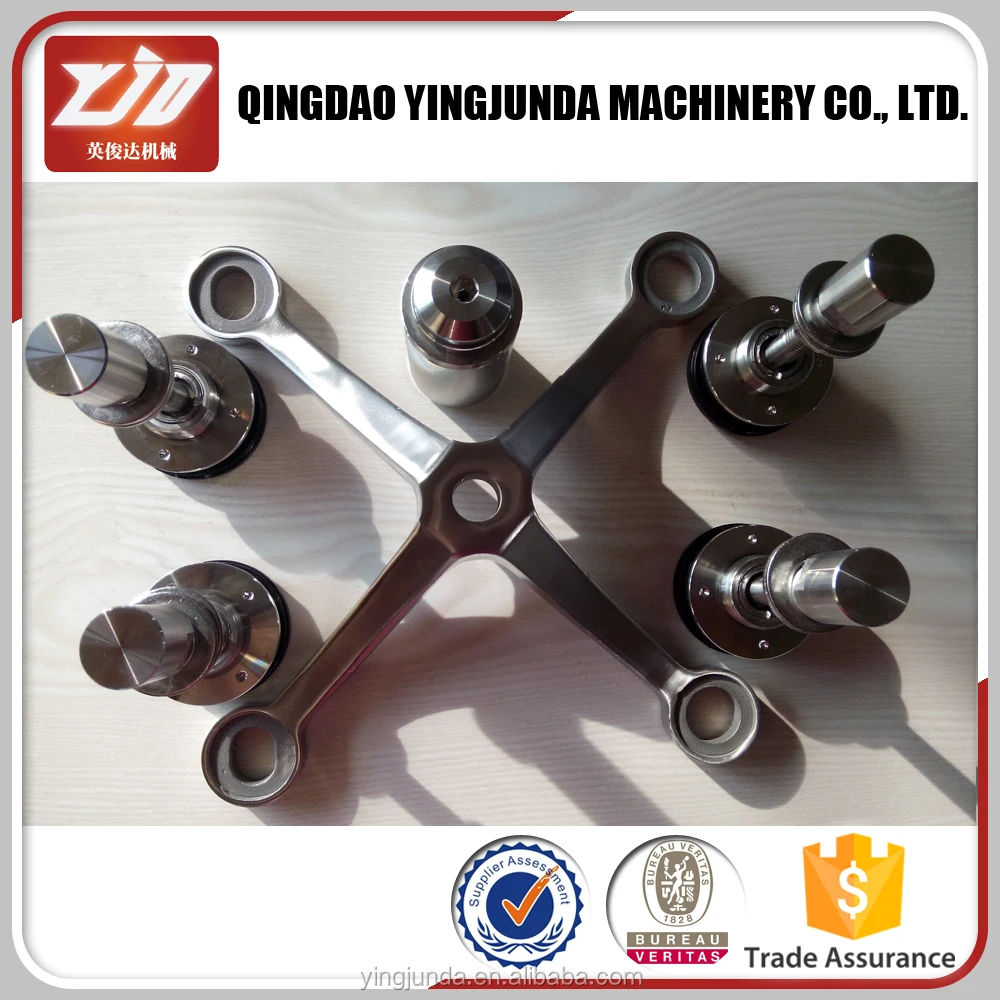 
stainless steel glass spider four way arm spider factory price 