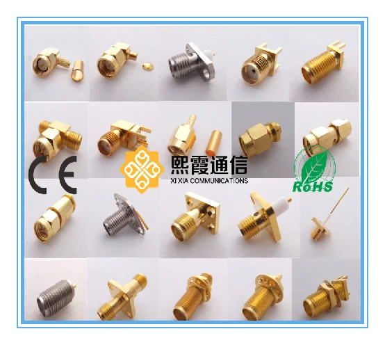 Professional rf coaxial connector and cable assembly manufacture waterproof connector
