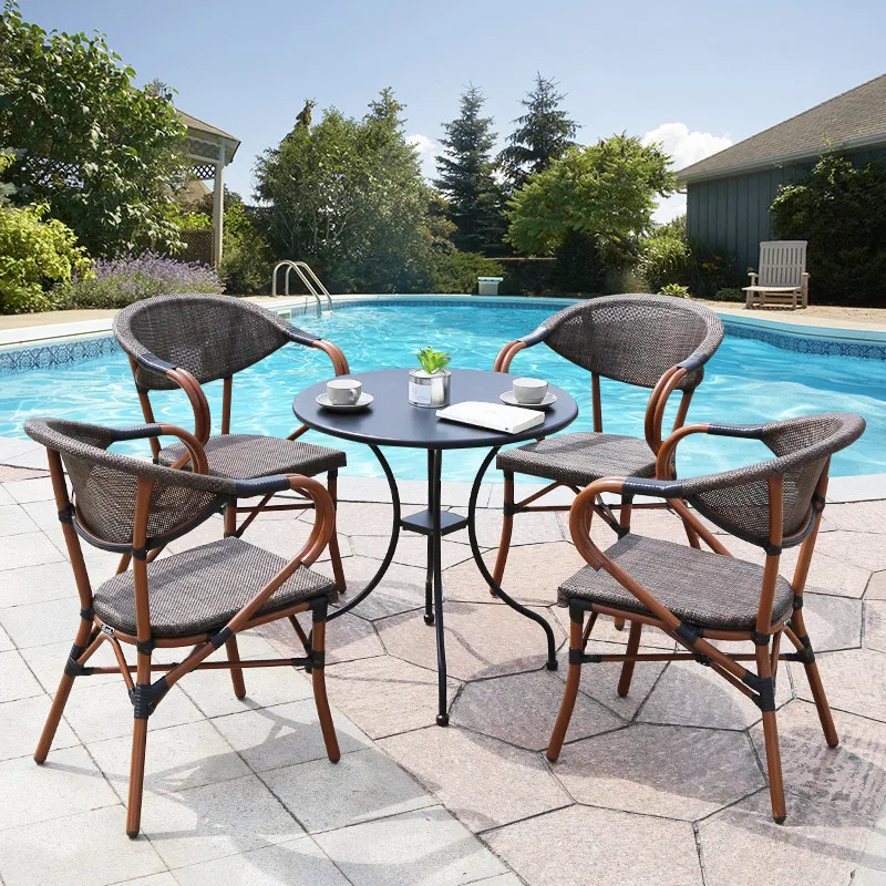 Высококачественная домашняя Повседневная уличная садовая патио импортная мебель из Китая наборы стульев для стола кальян дизайнерская отдыха