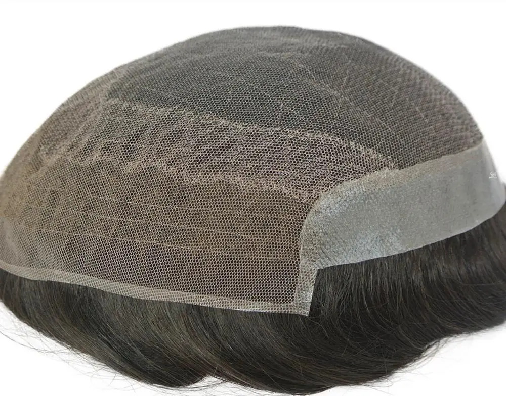 
Top quality super natural hairline mens wigs 