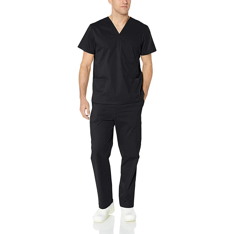 Chinese Manufacturer Direct Supply Polyester/Rayon/Spandex Material Hospital Workwear Nursing Uniform Doctors Scrub Suits