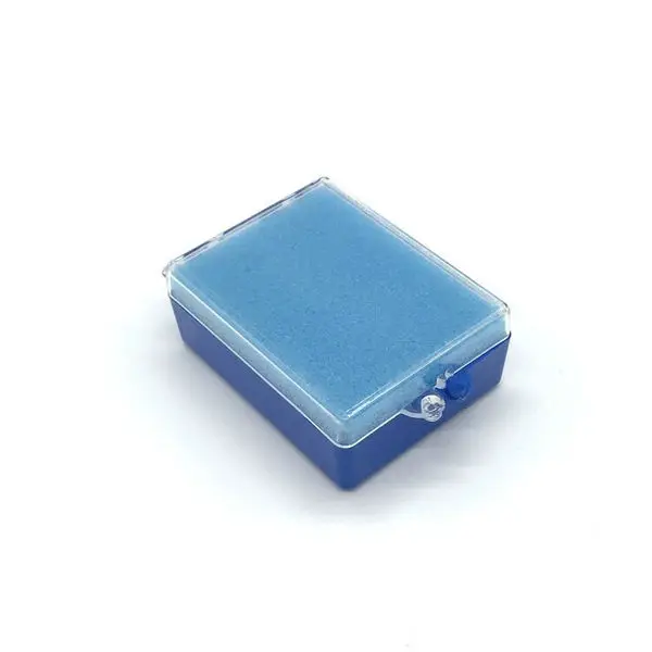 Dental plastic crown box with foam 1 inch and 2 inch