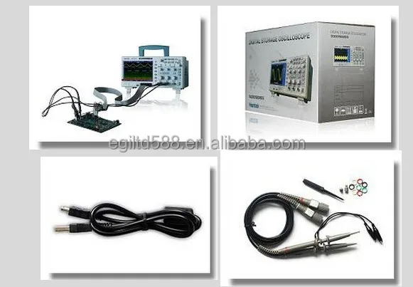Hantek 200MHz MSO5202D Mixed Signal Digital Oscilloscope 16 Logical Channels +2 Analog Channels + External Trigger Channel