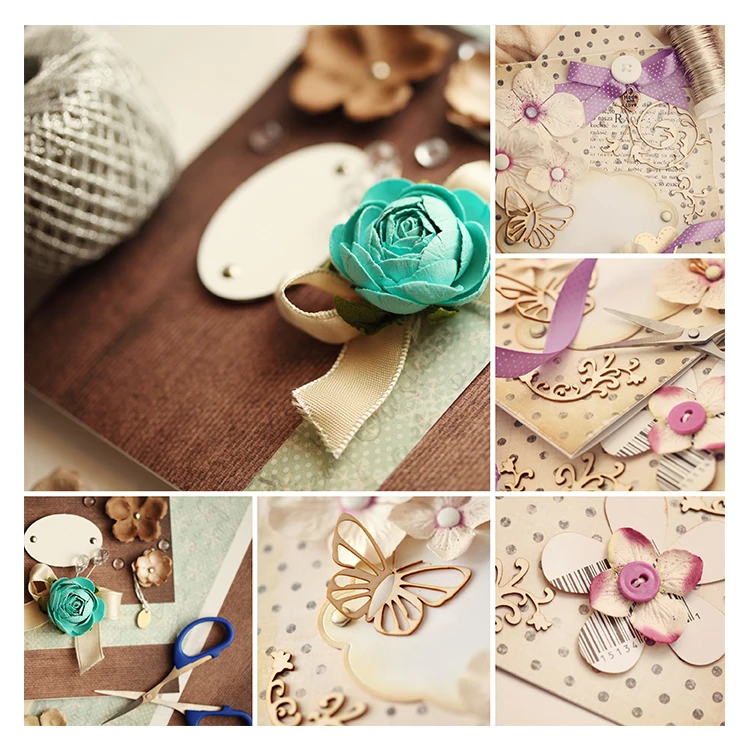 Custom DIY handmade scrapbooking greeting card envelope paper craft