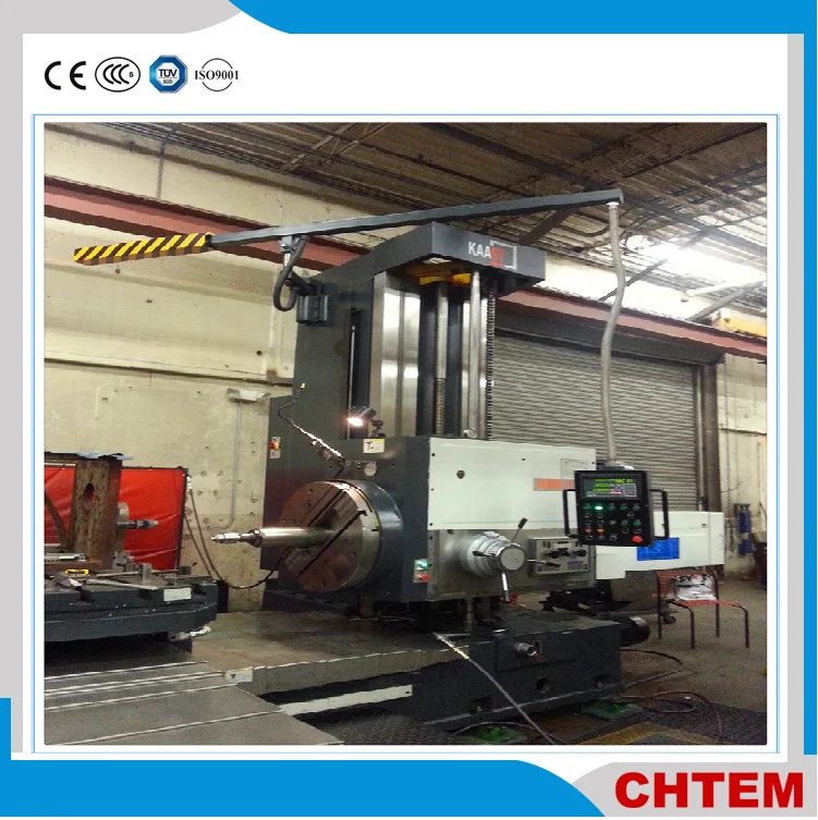 TK6111 QingDao CHTEM horizontal boring machine with angle head milling