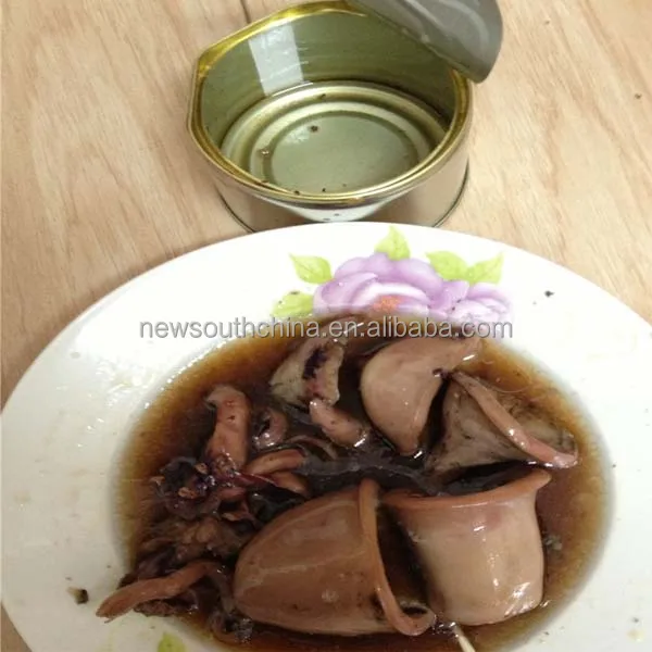 High quality canned squid with good taste 170g