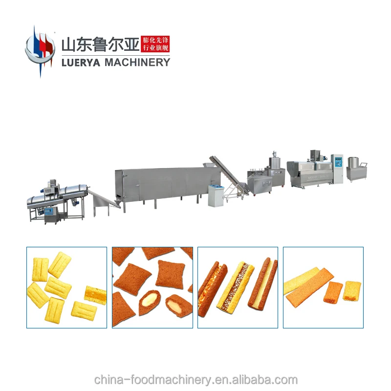 
LUERYA Factory Corn Puff Pop Cereals Puffs Snack Food Machine Production Line 