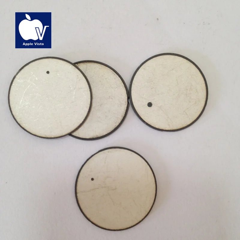 2 Mhz piezo ceramic PZT4 PZT5 PZT8 piezoelectric ceramic element piezo plate
