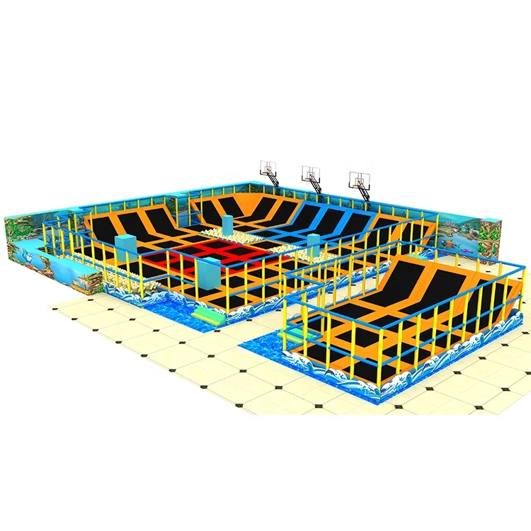 Hot Sale China Amusement Wholesale Adult Indoor Trampoline Park
