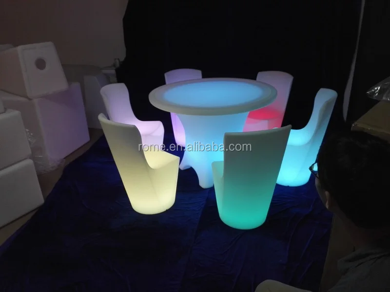 Most Selling Product in Alibaba outdoor furniture manila Led Luxury Chair And Sof for sale