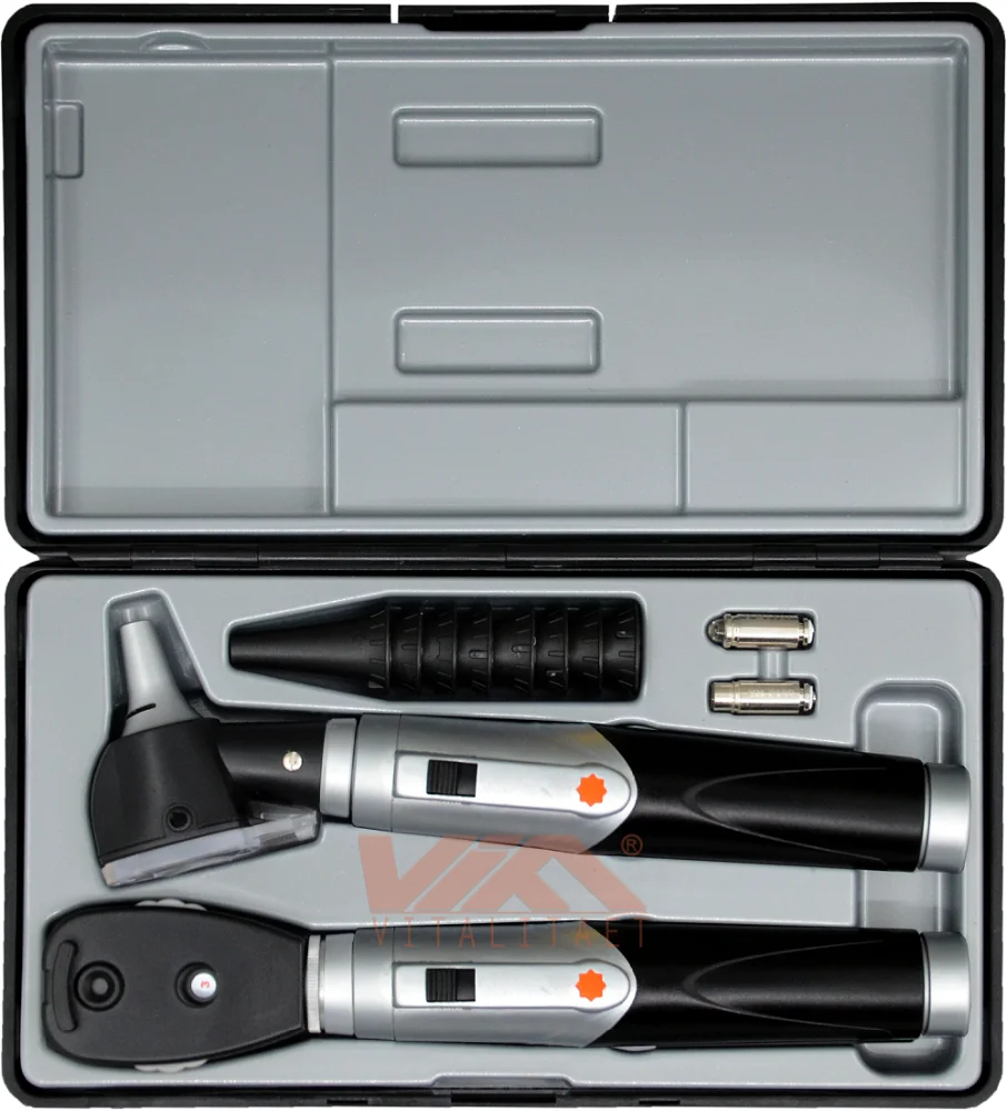 
VM-TP312 Professional Medical Diagnostic ENT Kit Multi-purpose Otoscope Ophthalmoscope Set 
