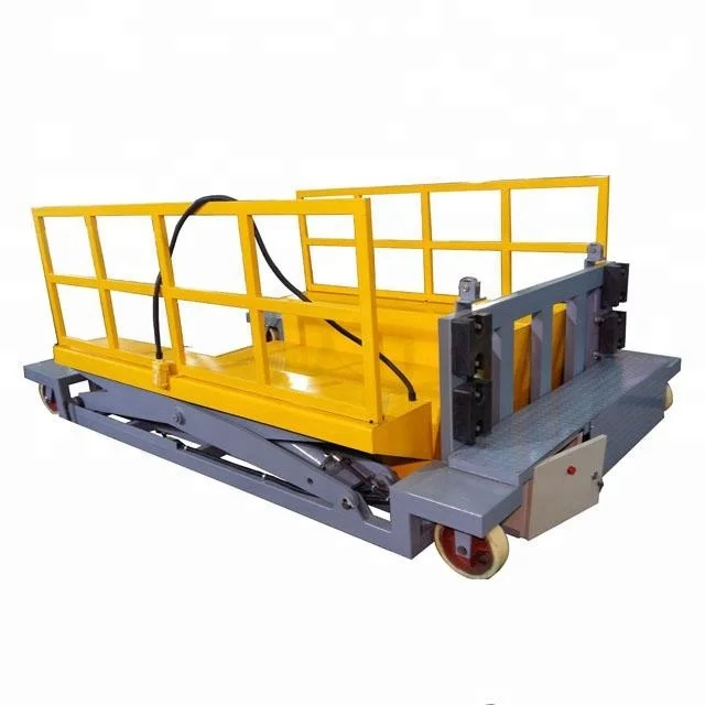 Movable stainless steel hydraulic shear lifting platform