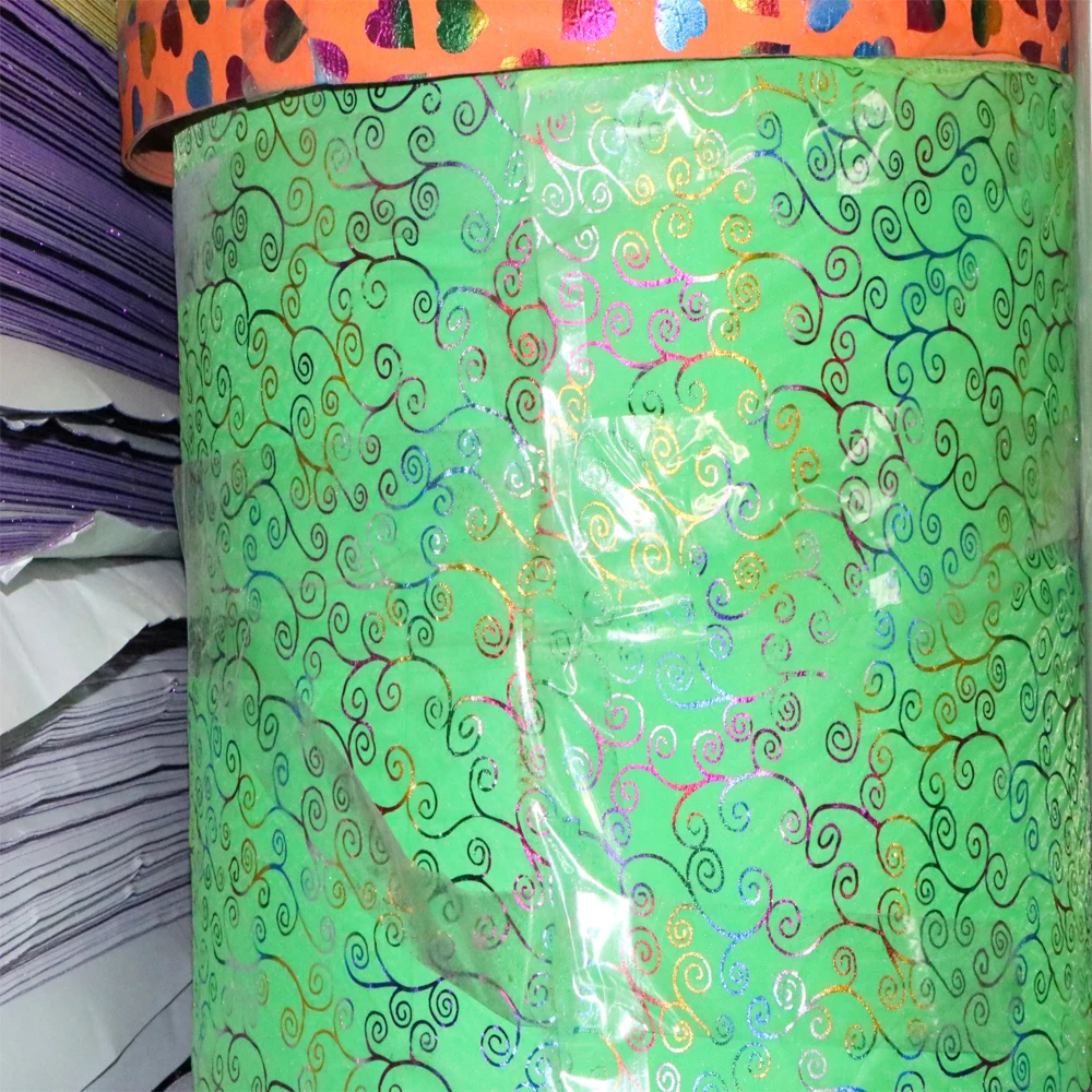 
Oushang gold blocking perforated epe foam roll 