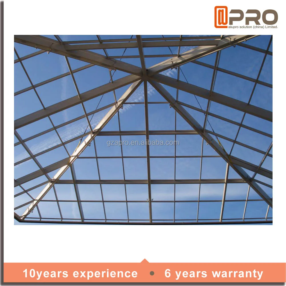 New Modern rain proof polycarbonate skylight roofing roof skylight Tempered glass Bi Folding Sliding Swning Window Skylight