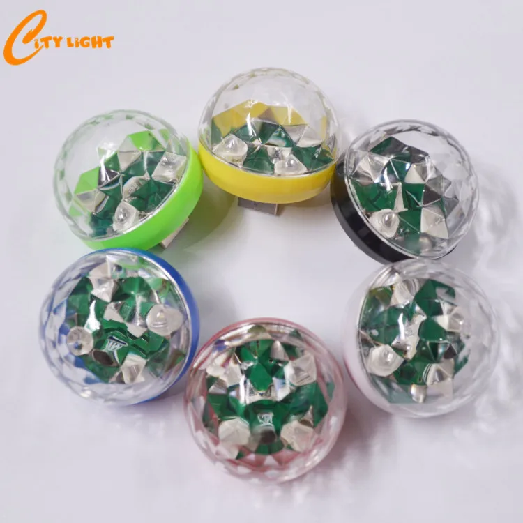 USB Party Lights Mini Disco Ball,Led Small Magic Ball RGB Sound Control DJ Stage Light For Decorations,suitable for mobile