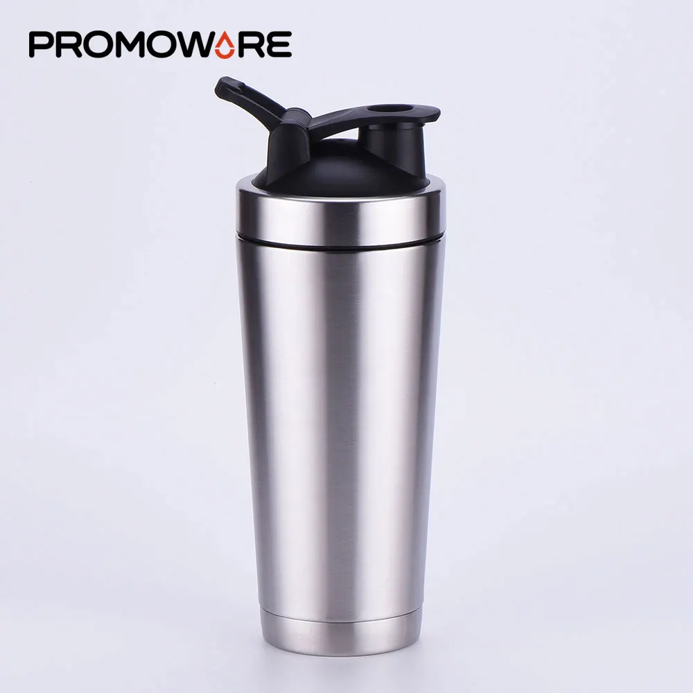 Stainless Steel Vacuum Insulated Protein Shake Cup Tumbler with Shaking Ball TMSS0281