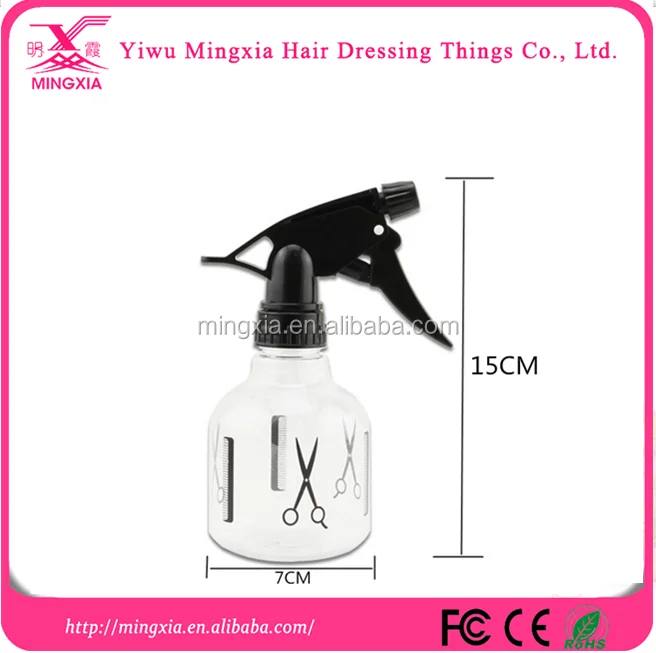 Salon Water Spray Bottle 125ml Plastic Spray Pump Bottles Salon Hair Spray Bottle