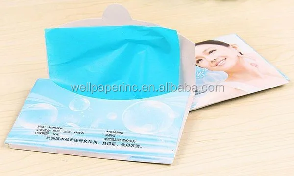 Oil Absorbing Sheets Cosmetic Facial Oil Blotting Paper