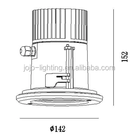 AC90-264V отель 15 Вт 20 30 40 50 ручная сборка IP66 cob led