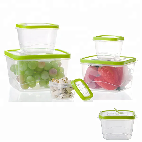 Wholesale BPA Free Modular Food Storage Freezer Containers Set With Micro Vent