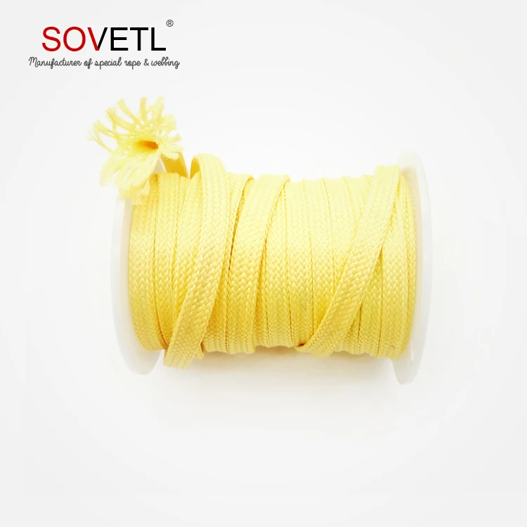 
Factory supply cut resistant woven aramid tubular webbing 