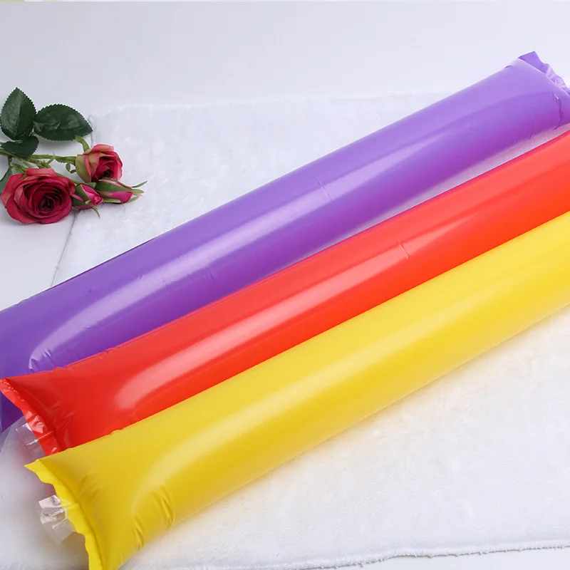 
Party supplies wedding air hand clap Inflatable balloon stick clapper 