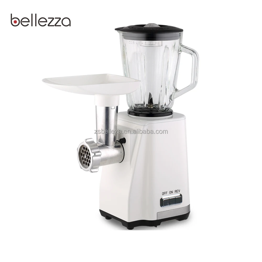 Newest design innovative 2 in 1 meat grinder combine fruit blender machine