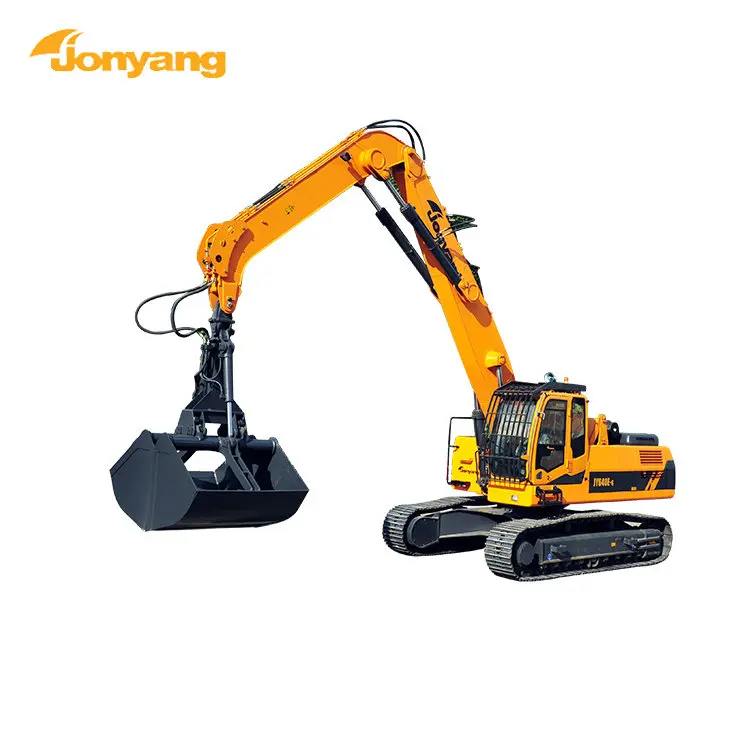 
25 tons excavator mounted scrap metal grab machines 