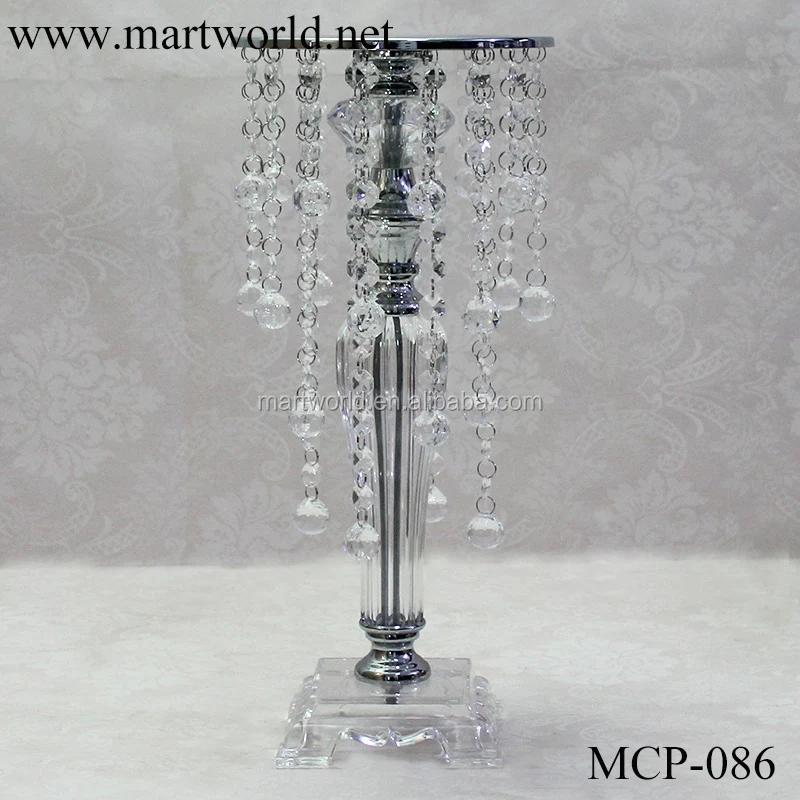 sell wedding clear wedding centerpiece candle holder party decoration event stand wedding vases(MCP-086)