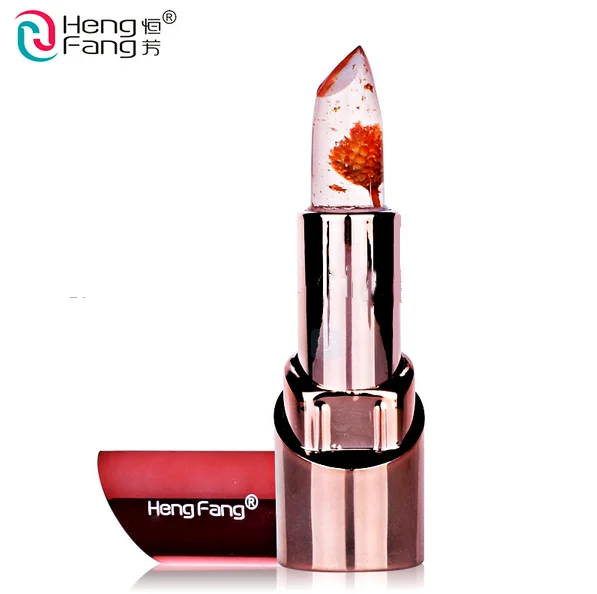 2019 Customized Personalized Private Label Makeup Clear Flower Colour Changing Lipstick