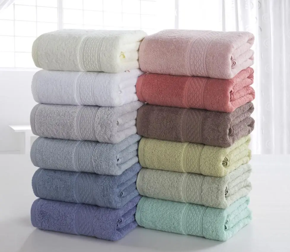 Charmcci 7006 hotel collection good quality bath shower terry 100%  cotton towels set  8-piece Machine Washable