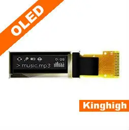 128x32 dots with Blue 6800/8080/SPI/I2C interface OLED display Screen