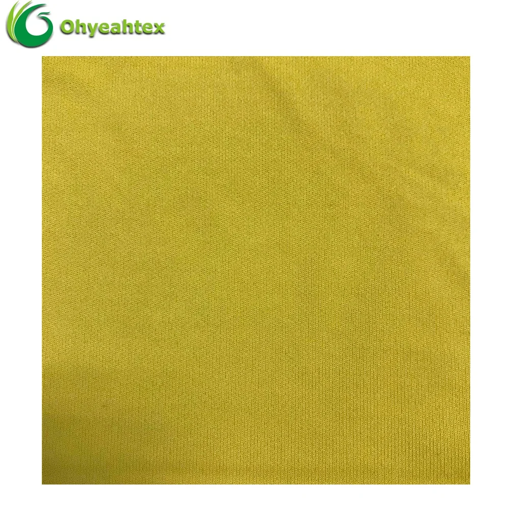 Knit Viscose Interlock 92 Rayon 8 Spandex Fabric For Garment