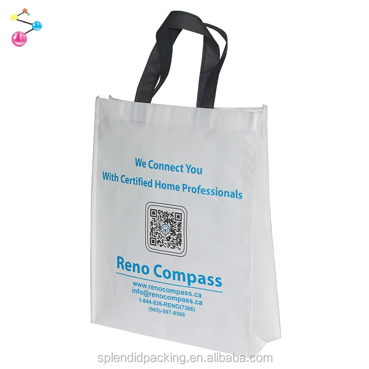 China Ali baba Promotional Printed tote Wine Custom Logo Biodegradable Garment Packing Shopping Non Woven Bags For Packaging