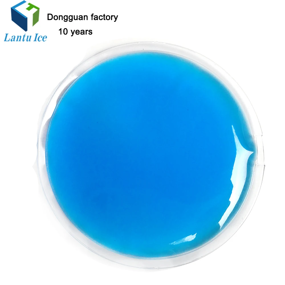 Dongguan Reusable polymer gel Round shape Hot Cold  Gel ice Pack for body therapy