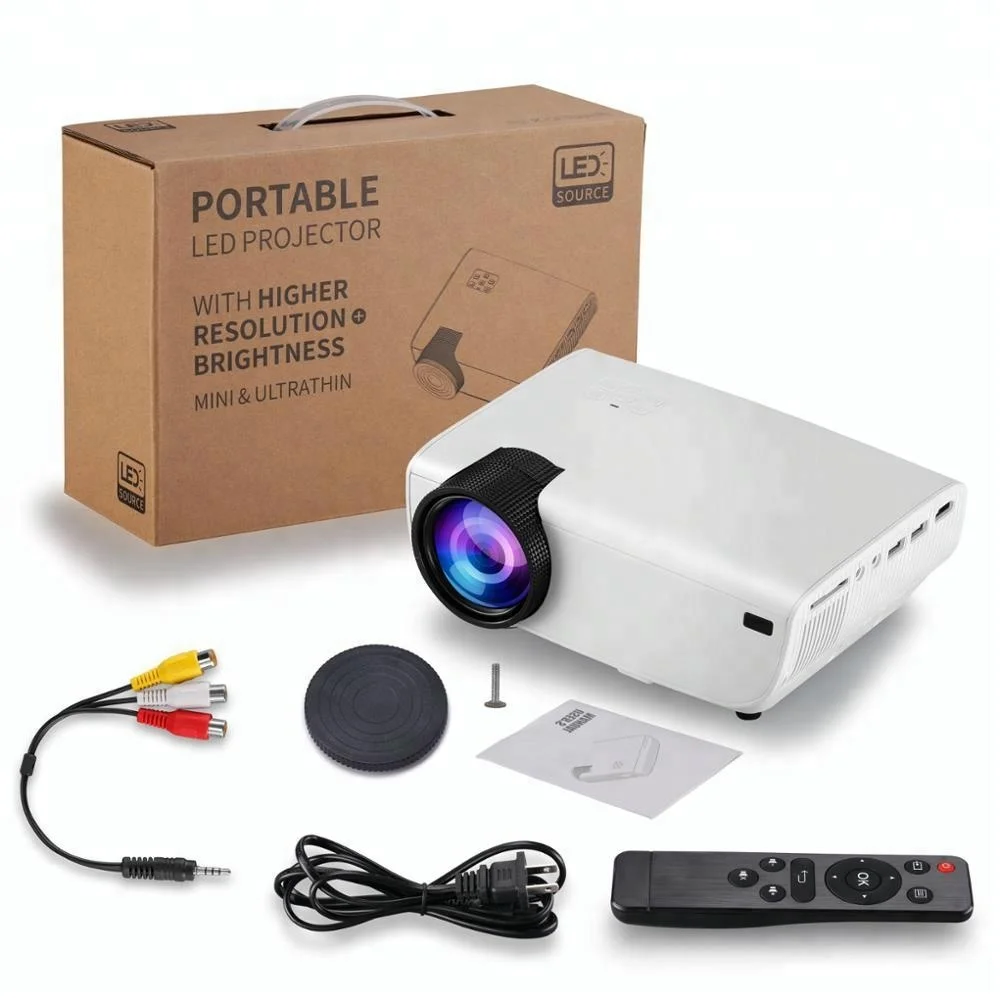 Wholesale small portable lcd panel projector 3d 1080p hd japan video projector for world cup