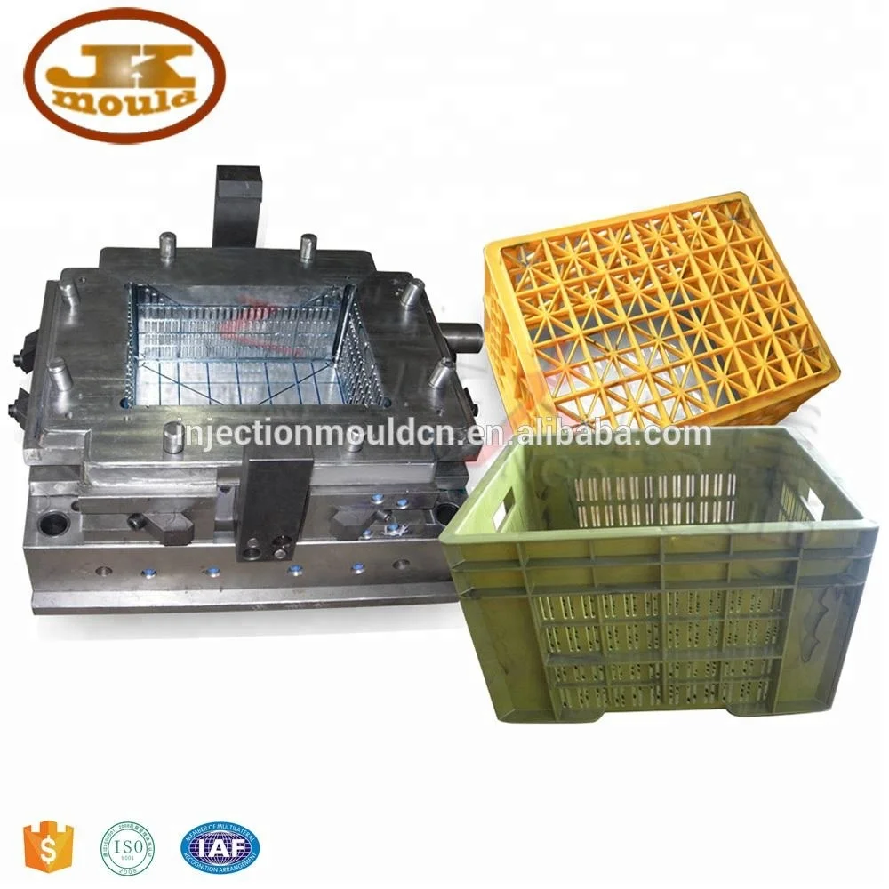 factory customize plastic basket injection mould fruit crate mould