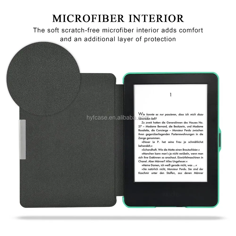 
book design leather case cover for Amazon Kindle 6 inch Ereader 