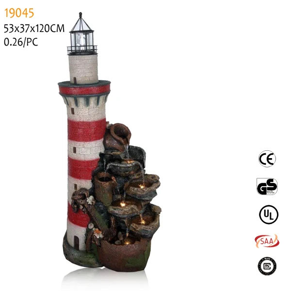 Mini water fountain indoor resin fountain for wedding decoration