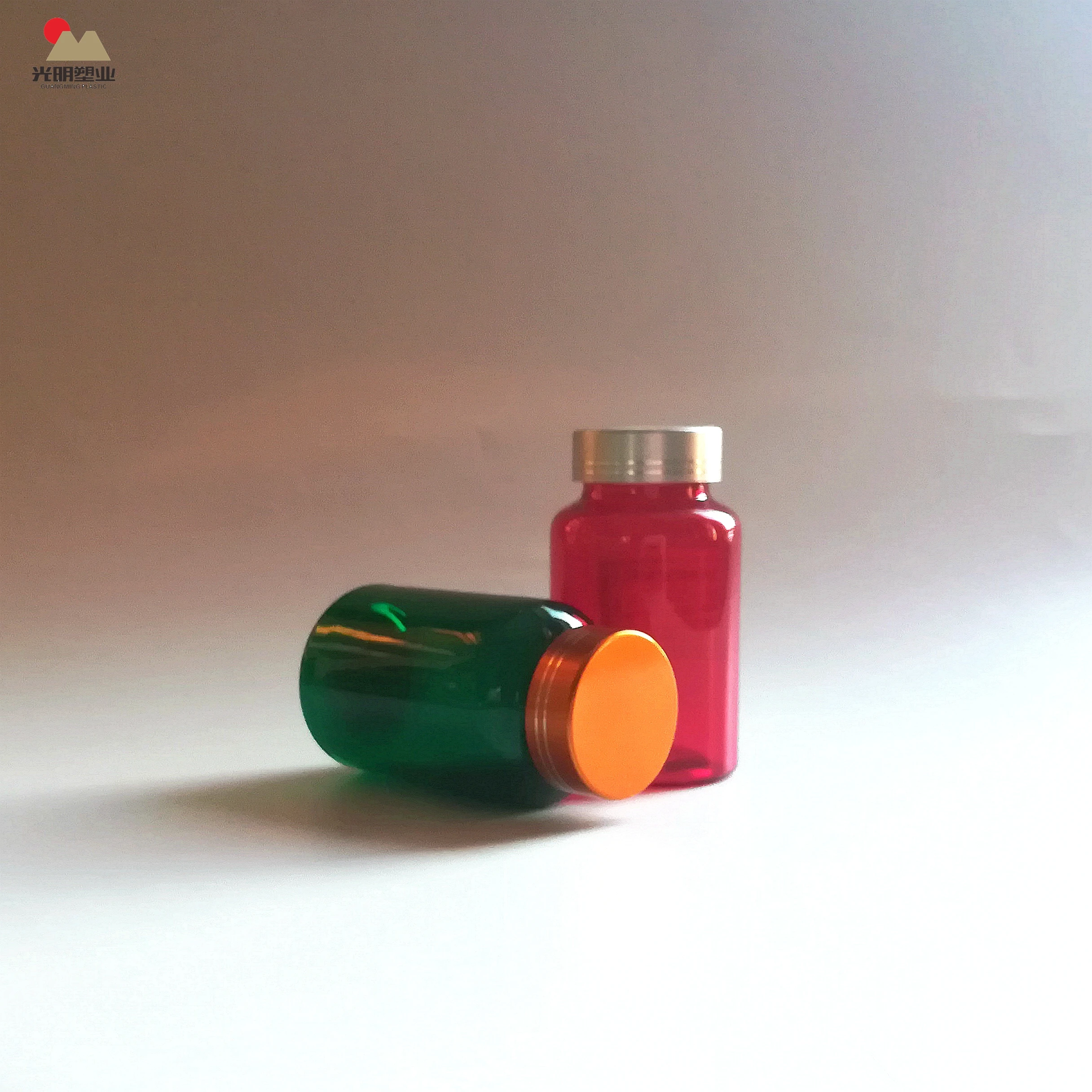 150ml PET green red bottle Tableting candy rose yeast bottle