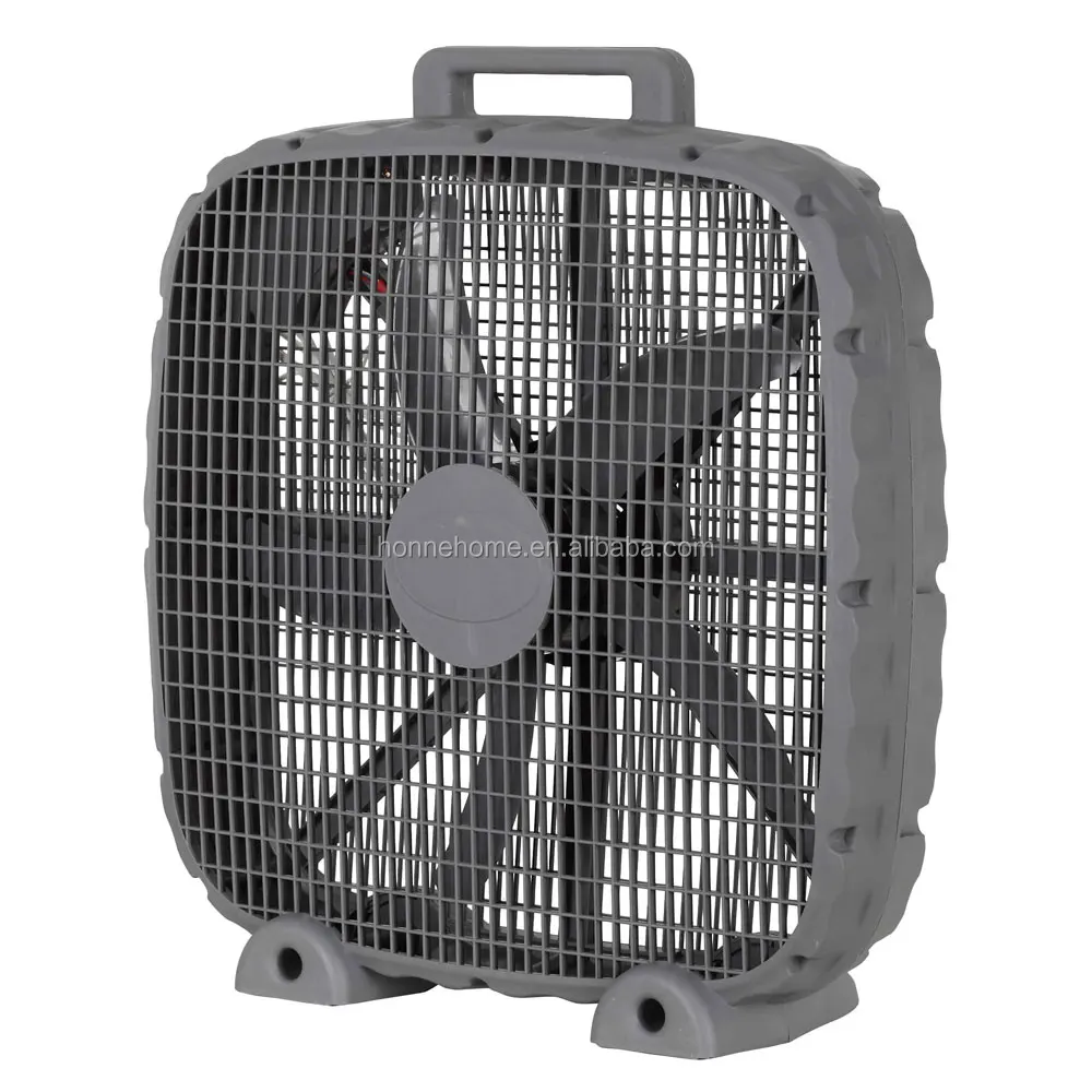 20 inch Stable Plastic Box Fan,3 Speed Uniform Ventilation Air Cooling Fan