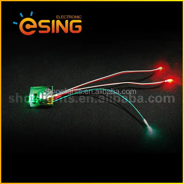OEM led micro led flashing lights for kids shoes bag hat clothes