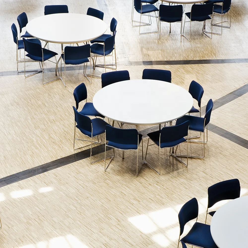 Side chair upholstered on dolly  Stacking Training Chair