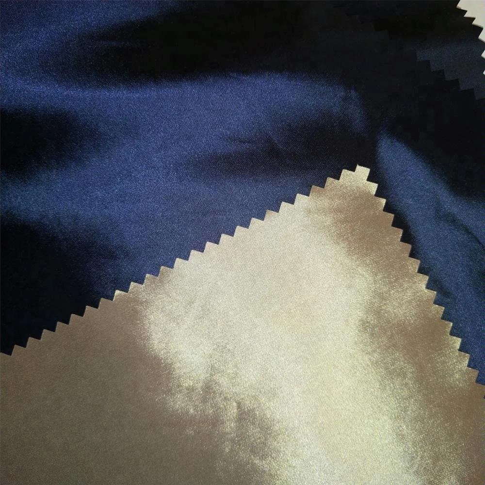 China manufacture100%nylon 480T Black silk nylon taffeta Stain Fabric