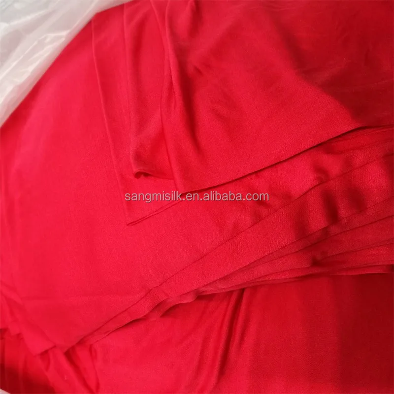dyed knitted silk fabrics 100% silk professional knitted silk fabrics manufacturer in China