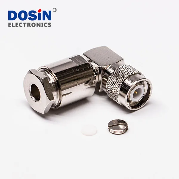 Dosin под прямым углом зажим типа TNC разъем для RG58 кабель