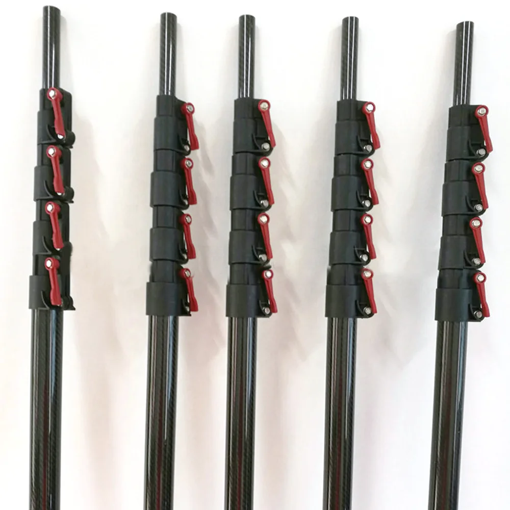 telescopic poles carbon fiber tube tubing for swimming pool