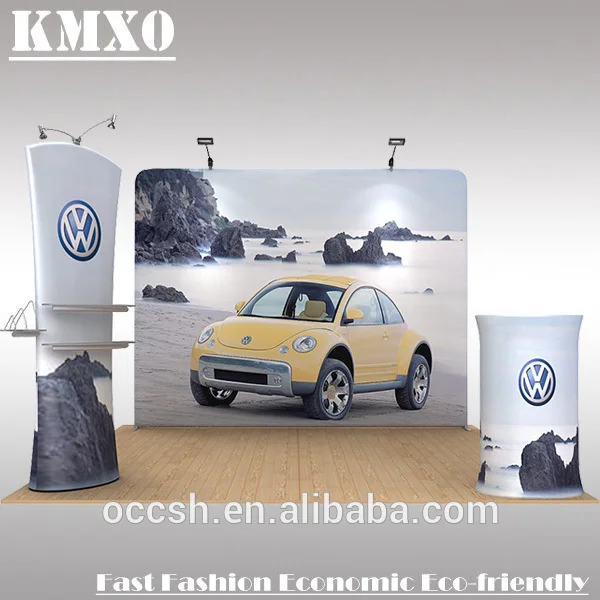 алюминиевые растянуть натяёение ткани портативный счетчик выставочный стенд дизайн