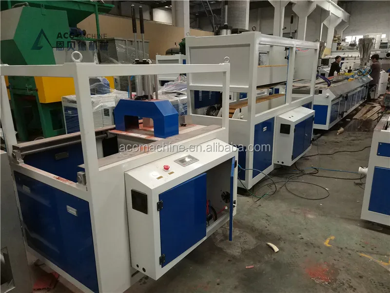 WPC foamed plate production machine/wood plastic door/board extrusion line